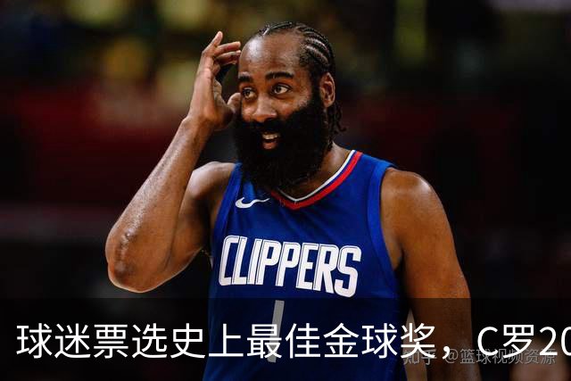 球迷票选史上最佳金球奖，C罗2008年金球奖暂以75%得票率领跑